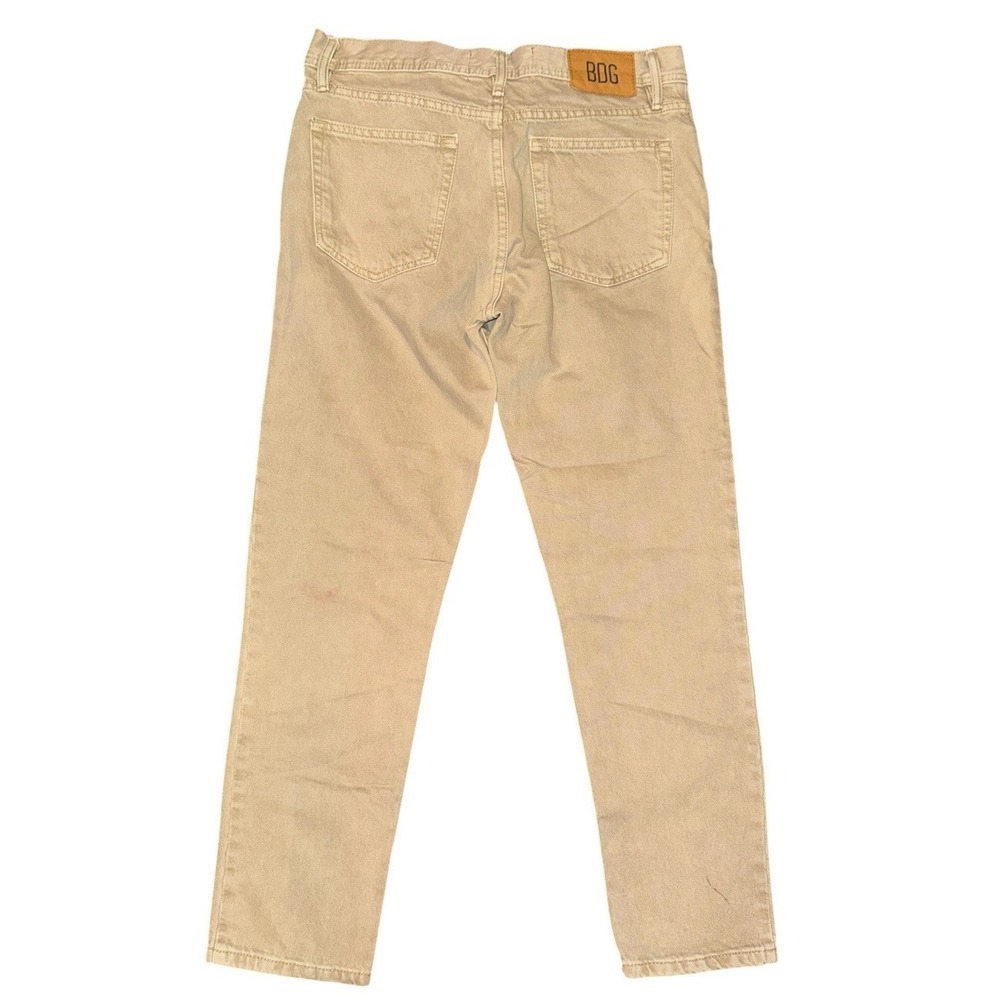BDG Jeans Dad Slim Taper Fit Men 30 X 32 Tan Beige Urban Outfitters Denim Casual